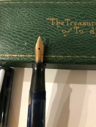 Vintage WATERMAN Ideal Pen & Pencil Set in Treasure Chest Box 2
