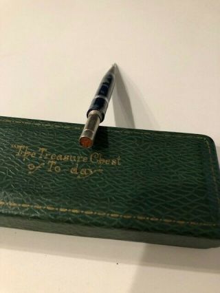 Vintage WATERMAN Ideal Pen & Pencil Set in Treasure Chest Box 6