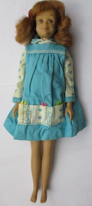 Vintage Scooter Doll Barbie Mattel 1963 Freckles Hair Style