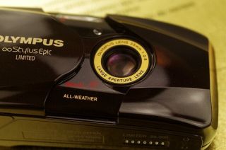 NIB Rare Olympus Stylus Epic Limited Panorama U2 Burgundy [mju:2] PS Camera 6