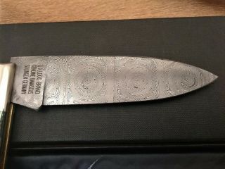 RARE BULLDOG BRAND GIANT DISPLAY KNIFE WITH KILLER ABALONE 7