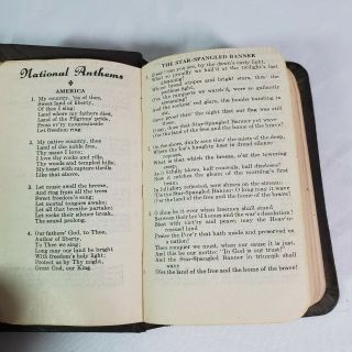 1941 WW2 US Army Navy Soldier ' s Testament Gideon ' s Bible - National Edition 3