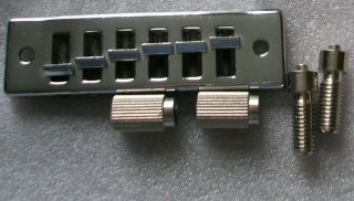 Vintage Harmonica Guitar Bridge.  Made In Germany.  With Studs And Posts.