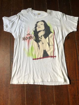 1990 Madonna Like A Prayer Blonde Ambition Boy Toy Tour Shirt Sz Xl Rare Vintage