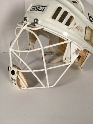 VINTAGE COOPER HM 40 ICE HOCKEY GOALIE FACE HELMET MASK CAGE SHIELD 2