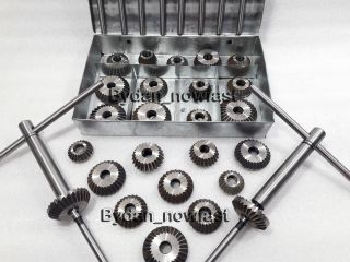 The Metal Box 34x Valve Seat Cutter Set Vintage Heads Made Off High Carbon Steel