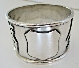 Chinese Export Silver Napkin Ring.  Maker Cc.  Circa 1900.
