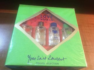 Vintage Rare In Love Again Ysl 1998 Limited Edition Set Of 4