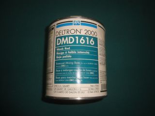Dmd 1616 Week Red Ppg Deltron 2000 Universal Mixing Base Vintage Dbu Dbc