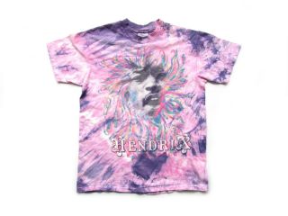 90s Vintage Jimi Hendrix Experience Tie Dye Hanes Single Stitch T Shirt Usa