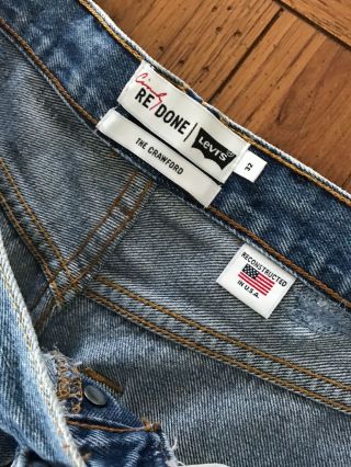 Re/Done Levis X Cindy Crawford Vintage Jeans Size 32 4