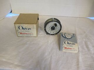 Vintage Orvis Madison Model 6/7 Fly Fishing Reel W/ob & Line