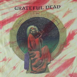 Vintage 1987 Grateful Dead Blues For Allah Tie Dye Shirt 3