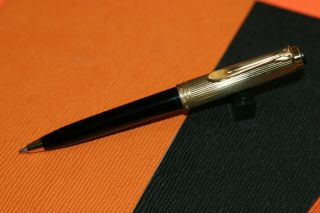Pelikan Souveran K350 Rare Old Vintage 925 Sterling Silver Vermeil Ballpoint Pen