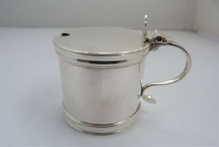 1964 - Solid Silver - Mustard Pot - Edward Barnard & Sons Ltd - 142.  3 Grams