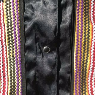 Vintage Seminole Native Patchwork Jacket Satin 4
