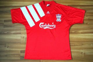 Vintage Liverpool England 1992/1993 Home Football Shirt Jersey Maglia Adidas 42