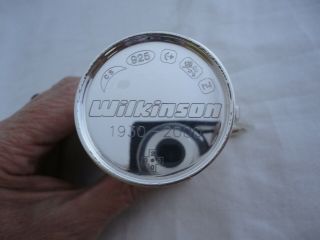 Very rare Wilkinson c1930 - c2000 solid silver miniature / small coffee pot 5