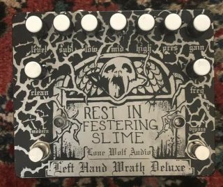 Rare 1/1 Left Hand Wrath Deluxe Lone Wolf Audio Pedal For Kurt Ballou Converge