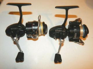 Two Vintage Hard To Find Mitchell 309s Left Handed Spinning Reels