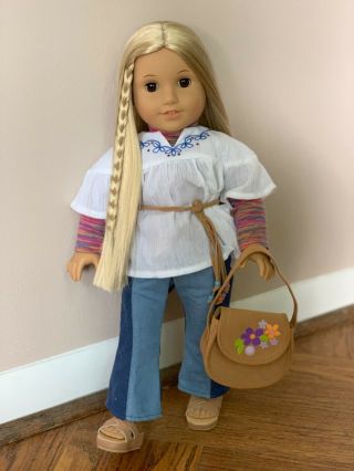 American Girl Julie Albright 1970s Character Doll With Clothing