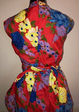 Vintage ADELE SIMPSON - 1960’s/70’s Cheongsam/Obi Maxi Dress Gown Asian Inspired 3