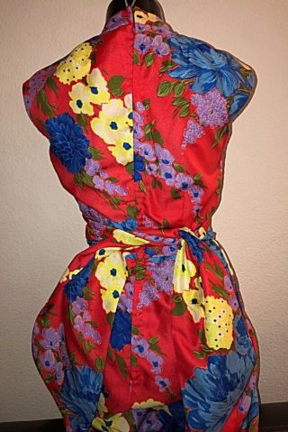 Vintage ADELE SIMPSON - 1960’s/70’s Cheongsam/Obi Maxi Dress Gown Asian Inspired 7