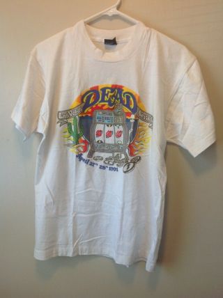 Rare Vintage Grateful Dead Shirt.  April 1991 Las Vegas,  Nevada