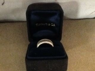 Vintage Tiffany & Co.  Sterling Silver 925 Wedding Band - Size 4 1/2