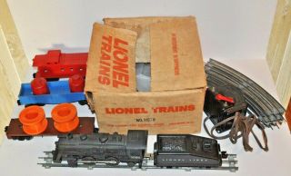 Vintage Lionel 11570 1966 Set 1061 Engine,  Freight Cars & Set Box