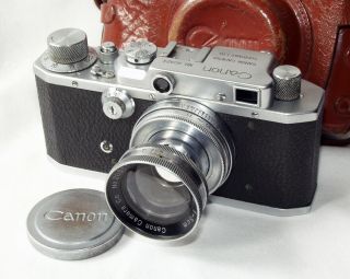 Canon Sii With Rare Serenar 5cm/2,  Cap And Case