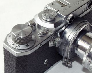 Canon SII with rare Serenar 5cm/2,  cap and case 4
