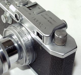 Canon SII with rare Serenar 5cm/2,  cap and case 5