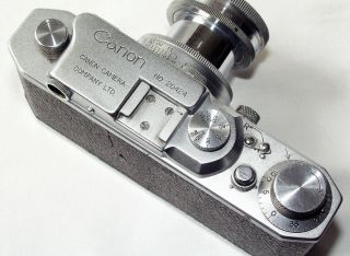 Canon SII with rare Serenar 5cm/2,  cap and case 6