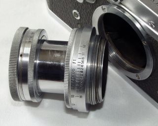 Canon SII with rare Serenar 5cm/2,  cap and case 8