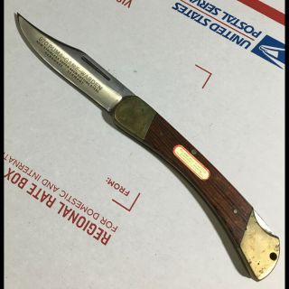 Orig Vintage Germany Made 970 Puma Game Warden 1 Blade Folding Knife Great Shape