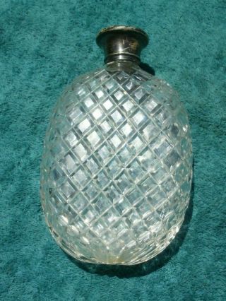 Antique Cut Glass Flask
