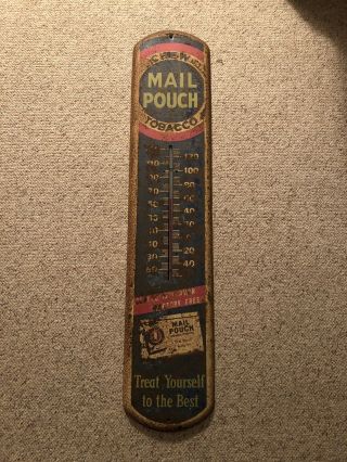 Vintage Mail Pouch Thermometer - From The 40’s - - Cool