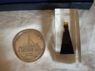 North Sea Oil (argyll Field) Commemorative Coin Sterling Silver Birmingham 1975