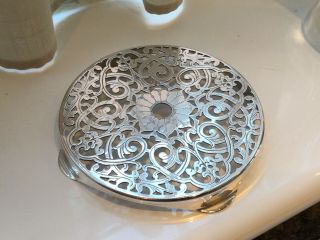 Antique William Myatt Silver Plated Tea Pot Trivet/ Tray