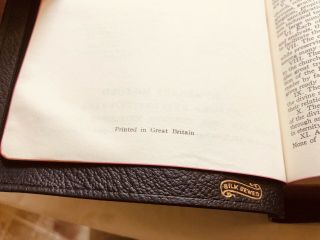 Vintage Oxford Scofield Reference Bible KJV Leather Silk Sewn India Paper LNIB 8