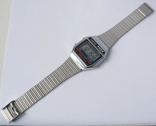 Vintage Multi Melody LCD Digital Watch 1990s Montana CONVOY DL2 Stopwatch Chrono 8