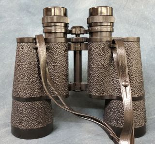 Vintage Carl Zeiss DDR Jena 7x50w Jenoptem Binoculars Cond.  Germany 3