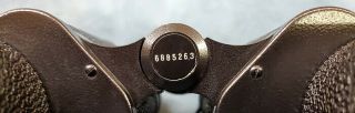 Vintage Carl Zeiss DDR Jena 7x50w Jenoptem Binoculars Cond.  Germany 5