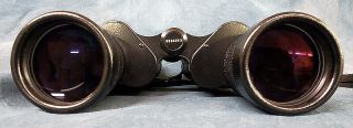 Vintage Carl Zeiss DDR Jena 7x50w Jenoptem Binoculars Cond.  Germany 7