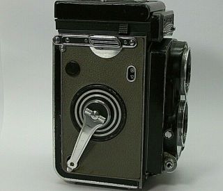 VINTAGE ROLLEIFLEX T GREY LEATHER FUNCTIONAL MEDIUM FORMAT CAMERA 5