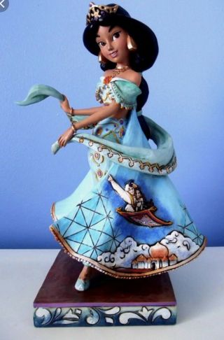 Disney Jim Shore Princess Jasmine Shining,  Shimmering,  Splendid Rare Figurine