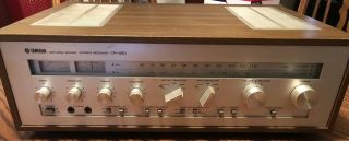 Vintage Yamaha Cr - 820 Natural Sound Stereo Receiver Tested/cleaned Sounds Great