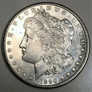 1890 - Cc Morgan Silver Dollar Coin Rare Date