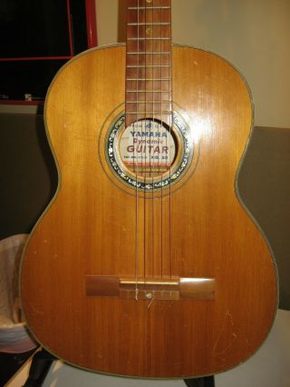 Vintage 1960,  S Guitar Yamaha Dynamic Guitar Vietnam And Back Needs Work